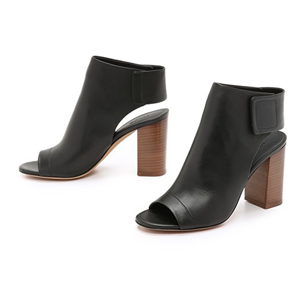 Vince Faye Peep Toe Booties, size 7